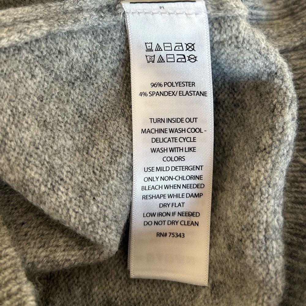 Song of Style Gray Knit Sweater with Pearl and Rhinestone Details
Size: XS
NWT - Picture 15 of 15